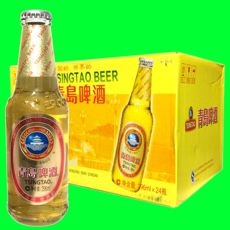青岛啤酒(金装)296ml小支